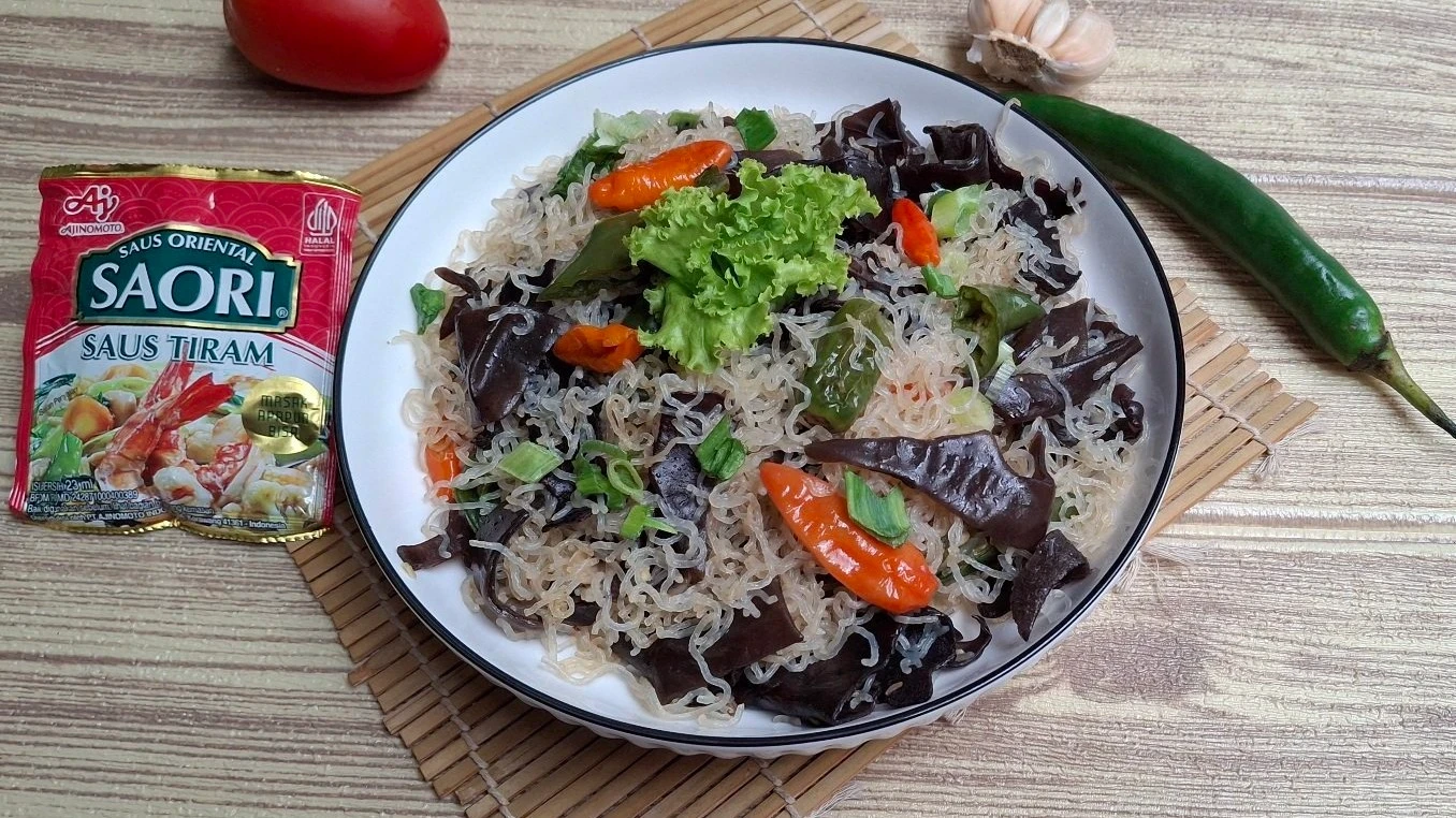 Jamur Kuping Tumis Soun