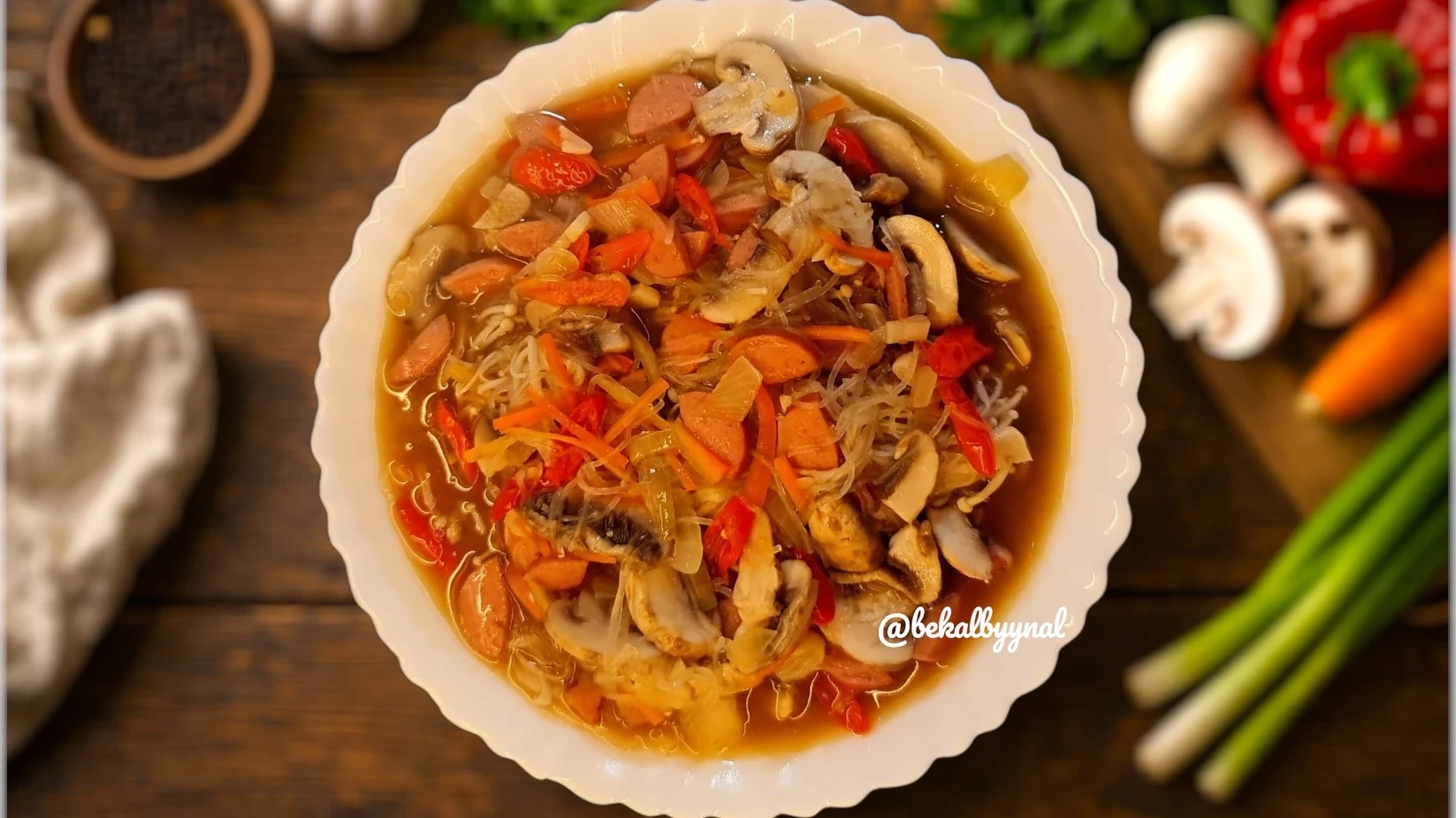 Jamur Saus Tiram Kuah