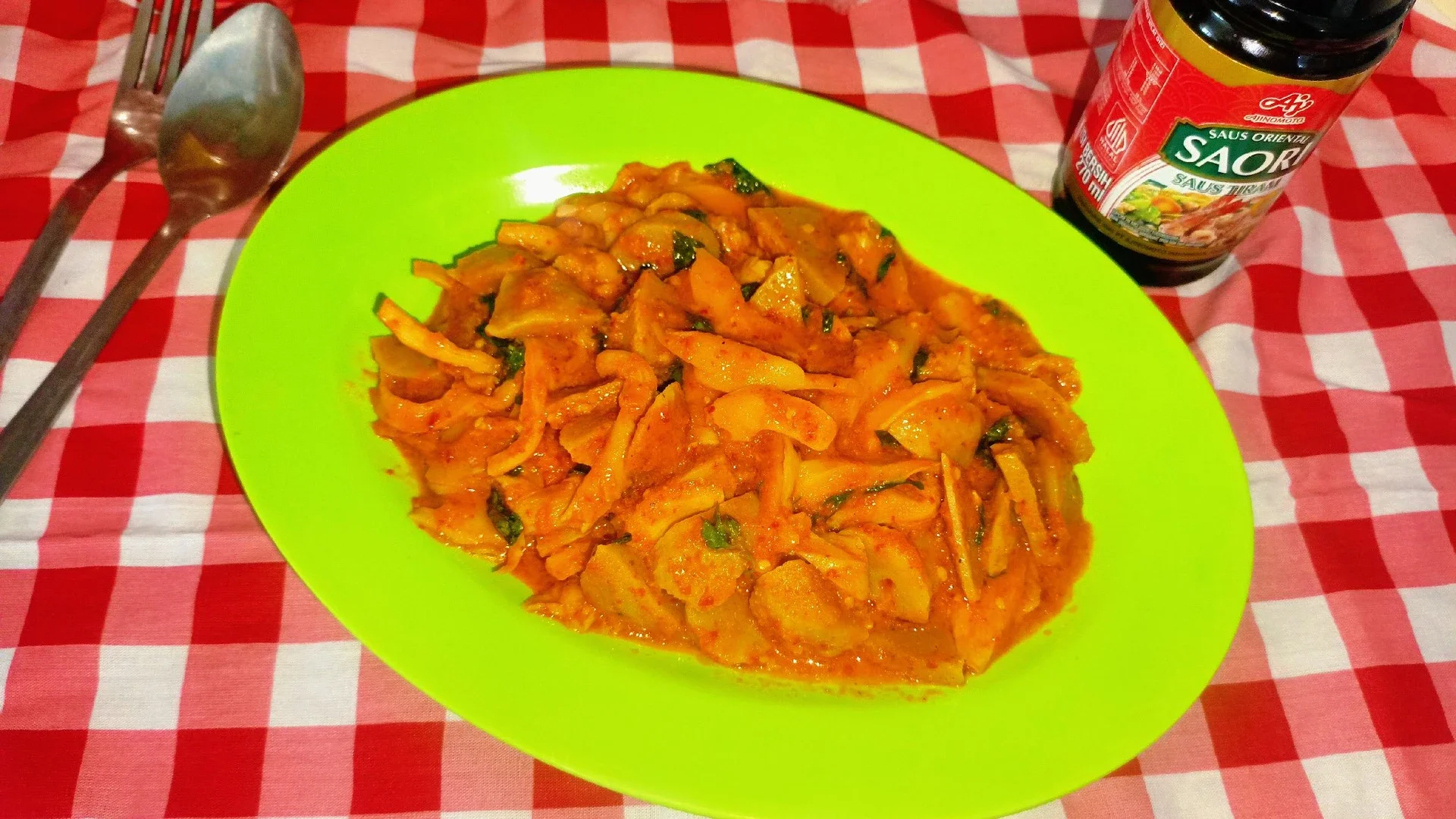 Jamur tiram bakso suwir balado #kreasiserbajamur
