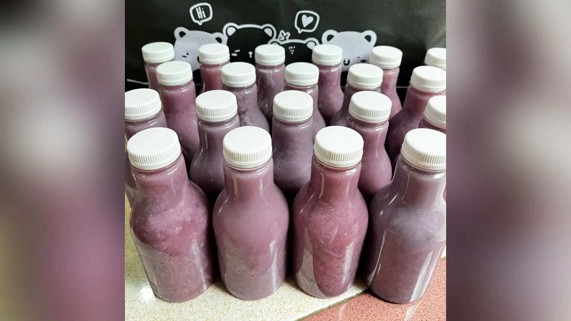 Jelly Taro Milky Ala ajinomoto