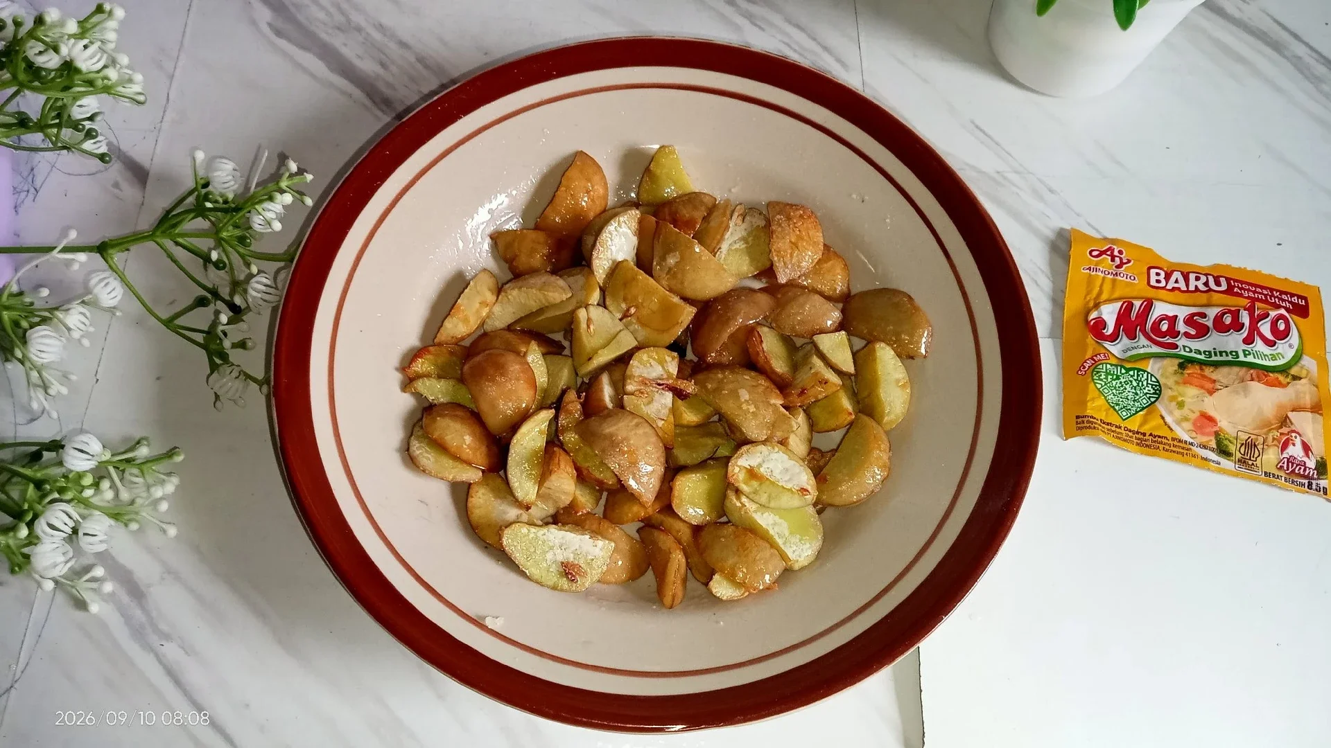 Jengkol Goreng Tabur masako 
