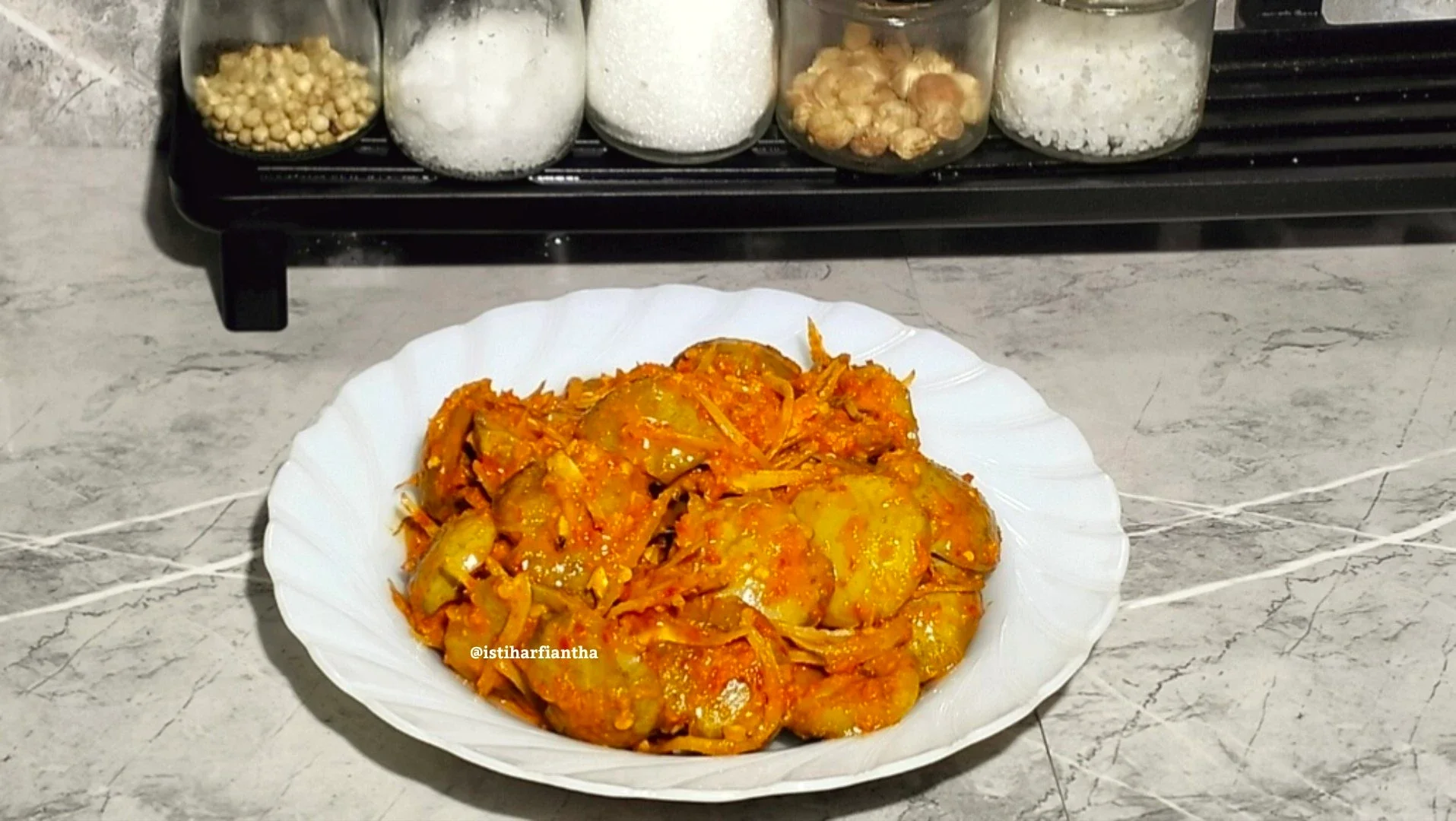 Jengkol Teri Santan Pedas 