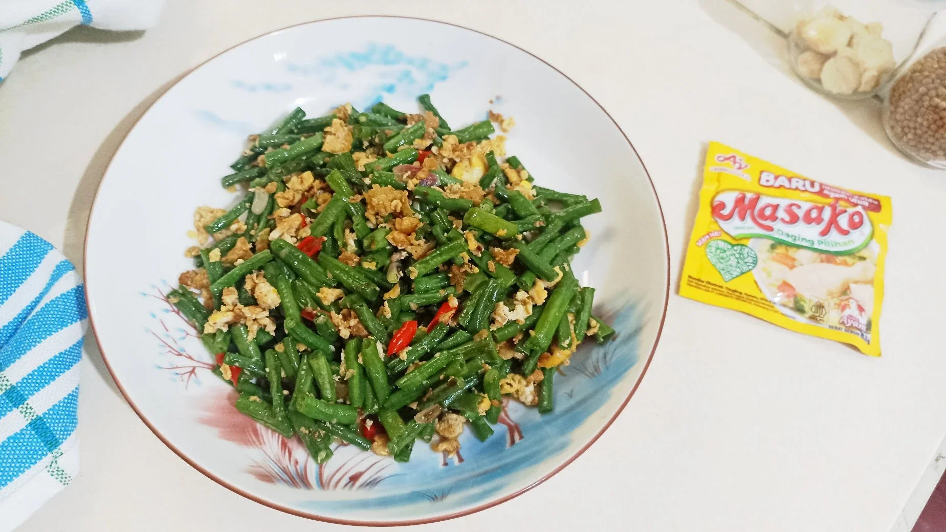 Kacang Panjang Oseng Telur