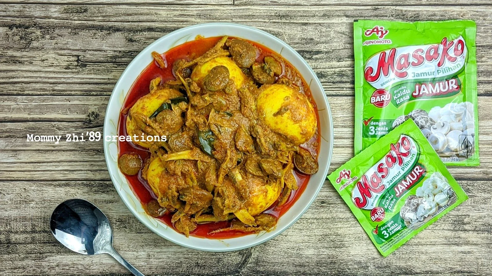 Kalio Telur Kacang Koro ala Masako #PestaRasaMerdeka