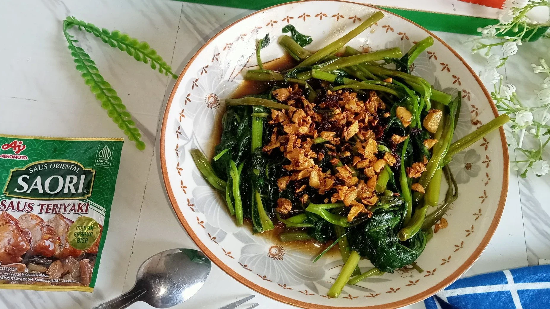 Kangkung Gurih Saori Teriyaki 