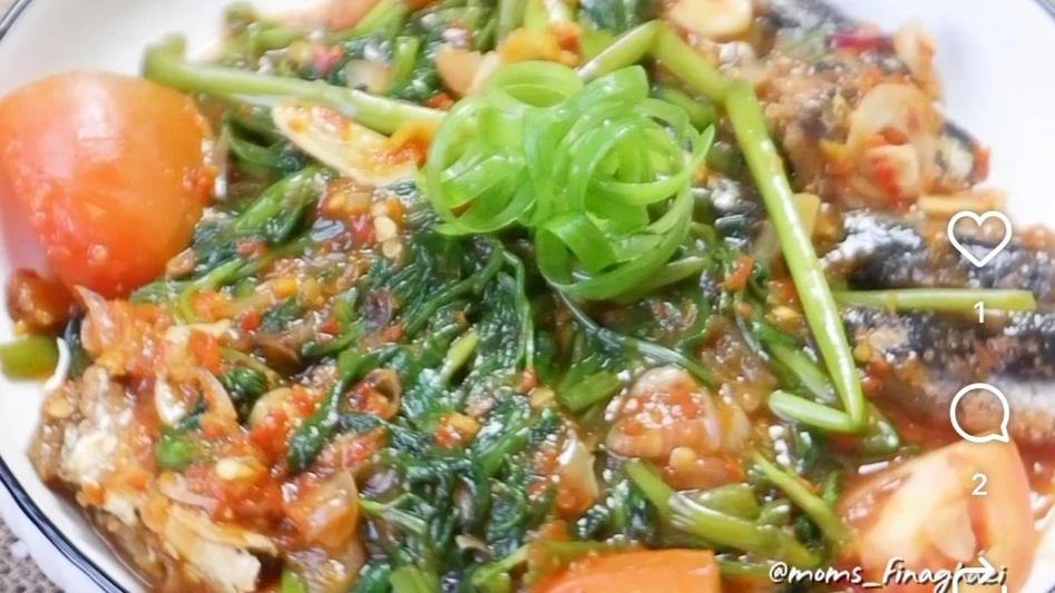 Kangkung Masak Sarden 