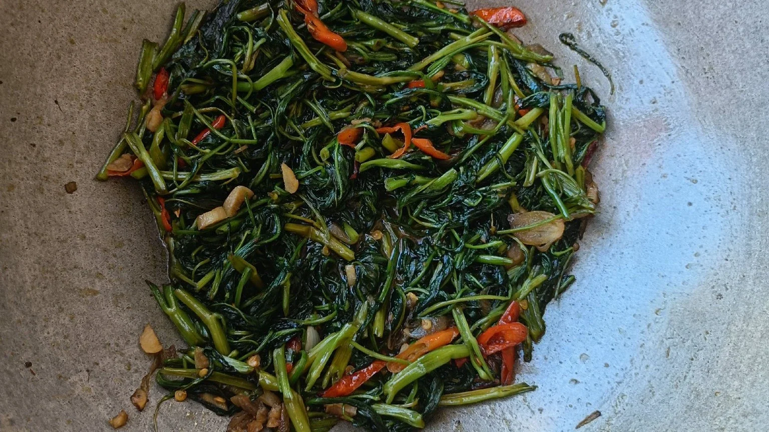 Kangkung saus tiram 
