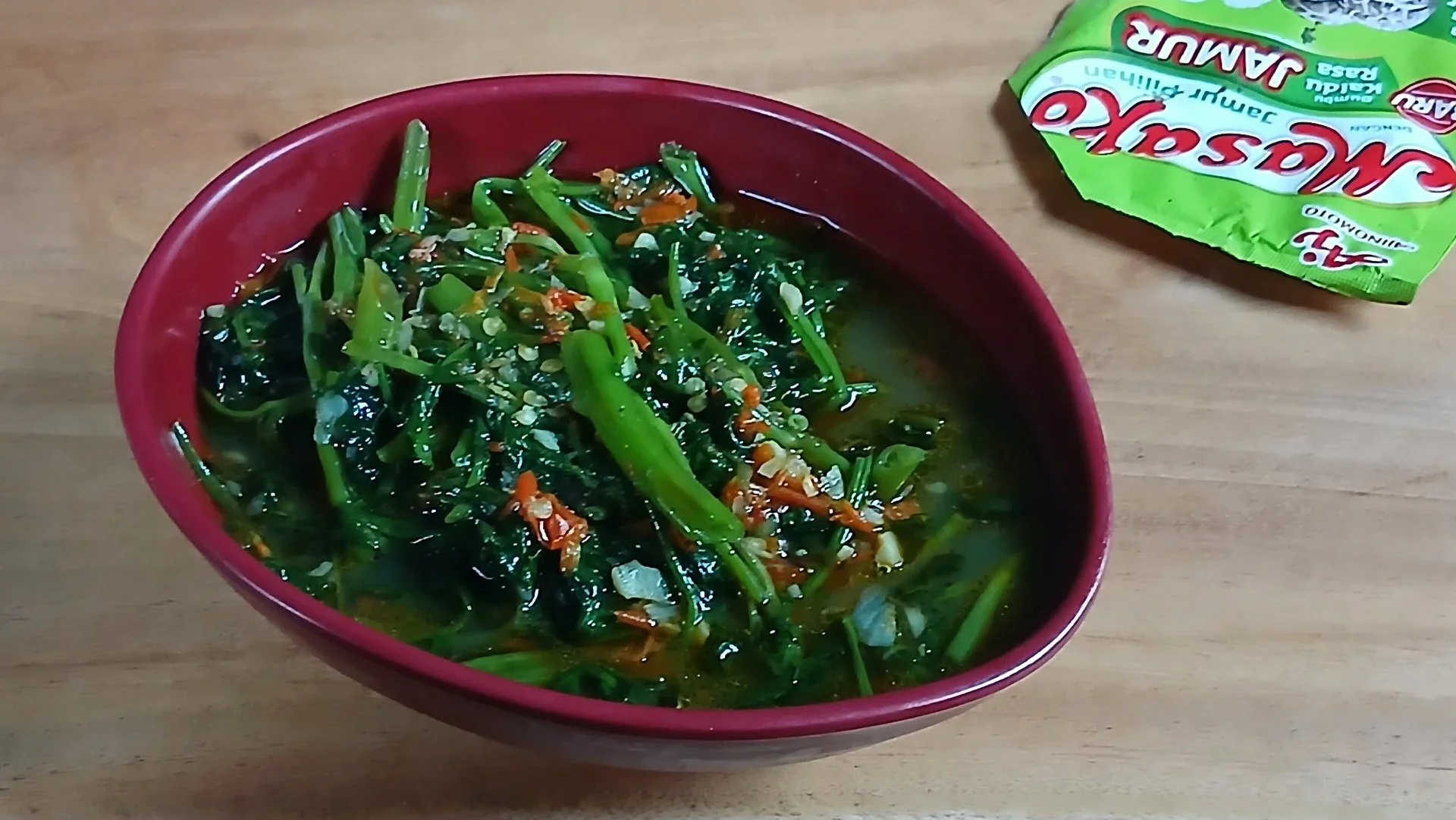 Kangkung Terasi Pedas Ala Masako