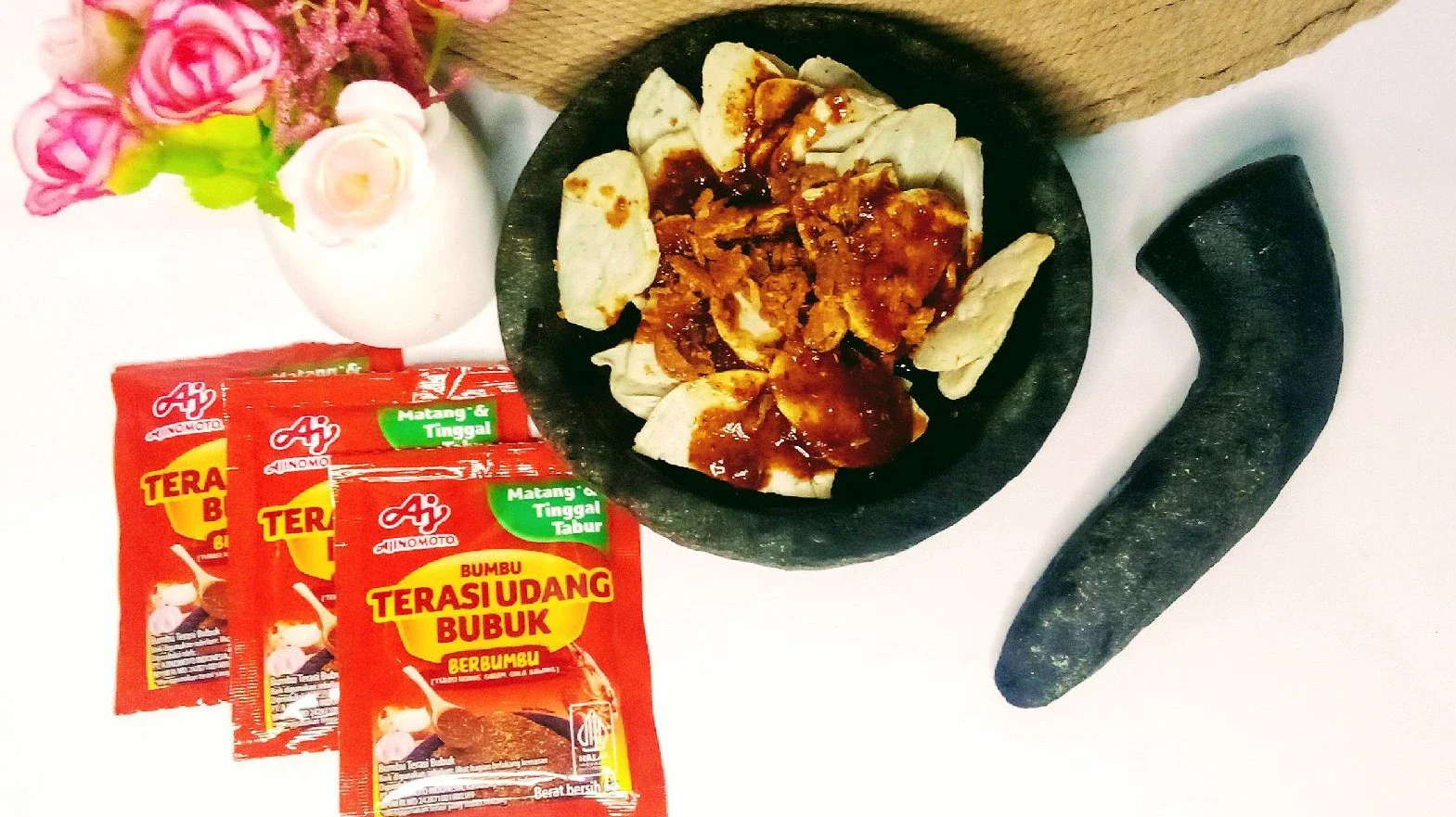 Karedok Bakso Goreng (basreng) Terasi Udang