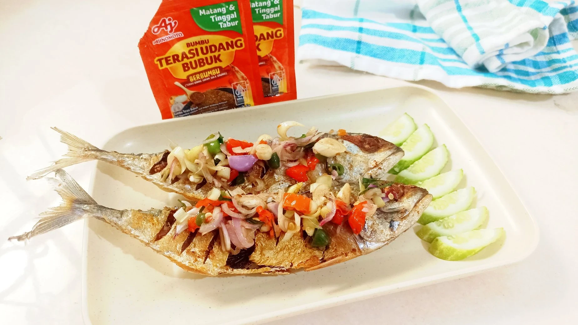 Kembung Goreng Sambal Matah