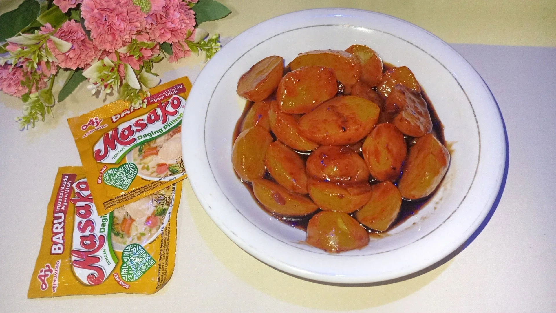 Kentang Bacem ala Masako
