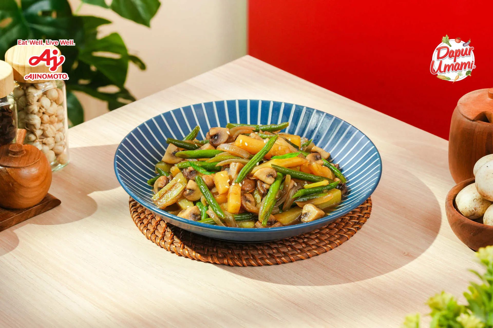 Kentang, Buncis, Jamur Teriyaki ala SAORI®