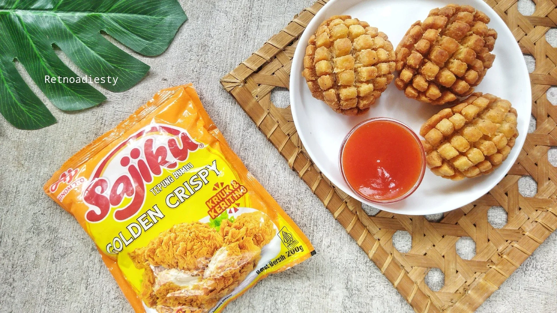 Kentang goreng mekar ala Sajiku
