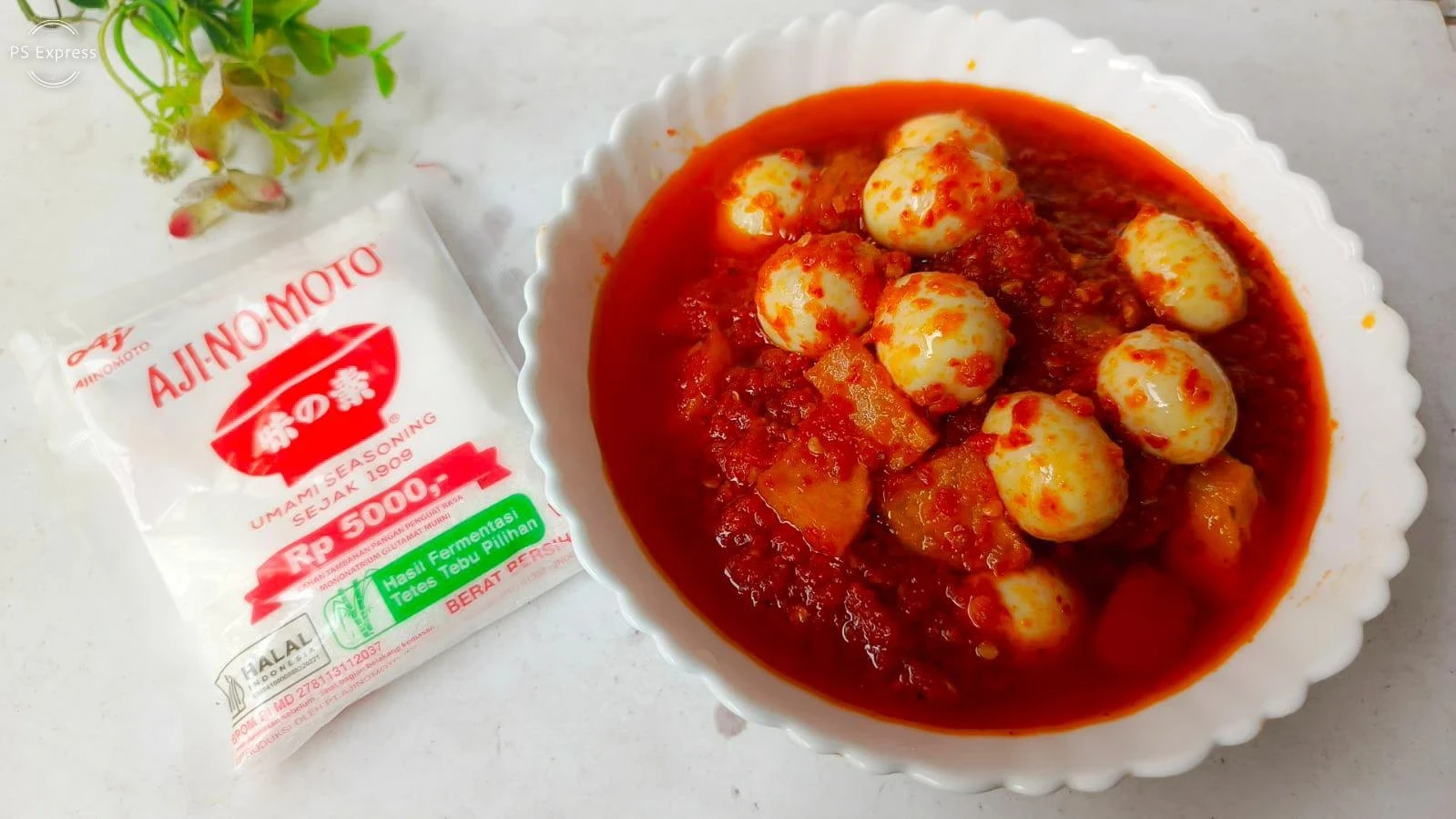 Kentang Telur puyuh SamBalado Ajinomoto #kentang jadibintang