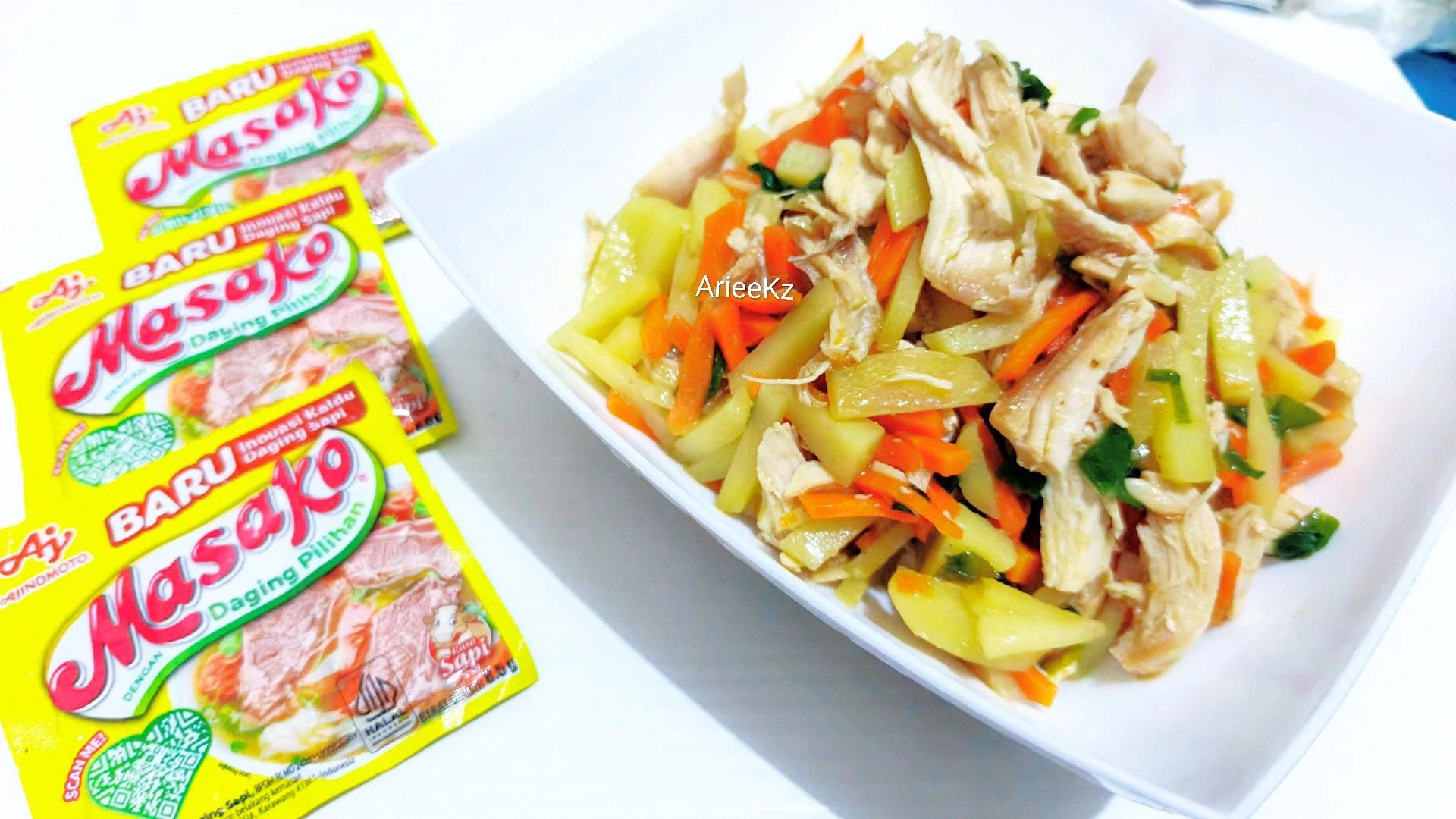 Kentang Wortel Ayam Suwir