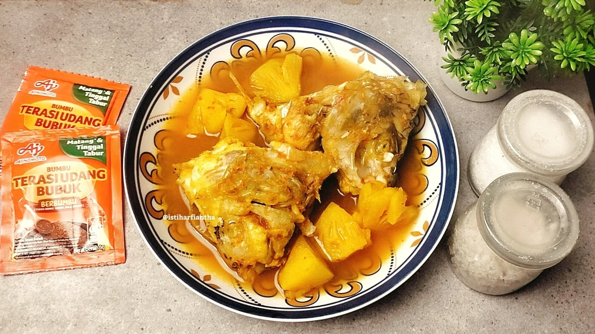 Kepala Ikan Nila Masak Pindang 