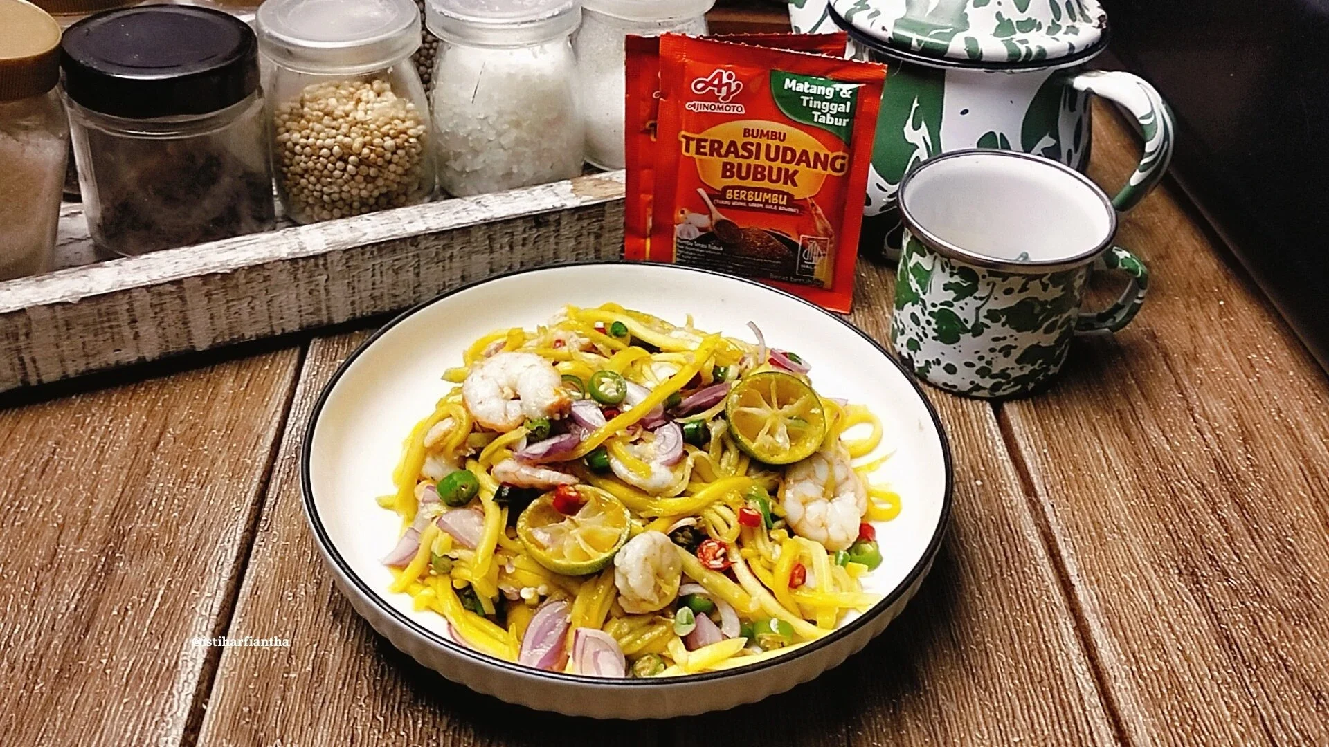 Kerabu Mangga ala AJINOMOTO® Terasi Udang #NikmatTanpaDrama