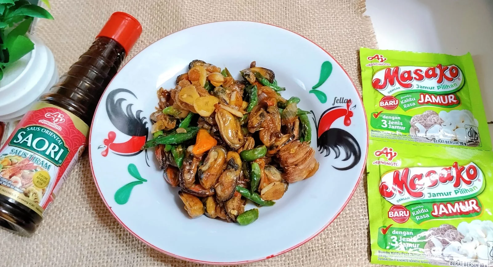 Kerang Tumis Cabai Ijo