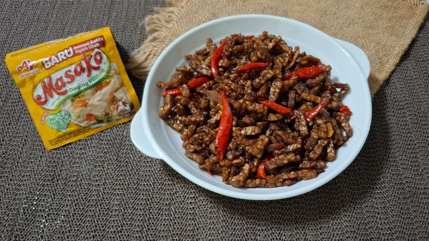 Kering Tempe Pedas ala Masako