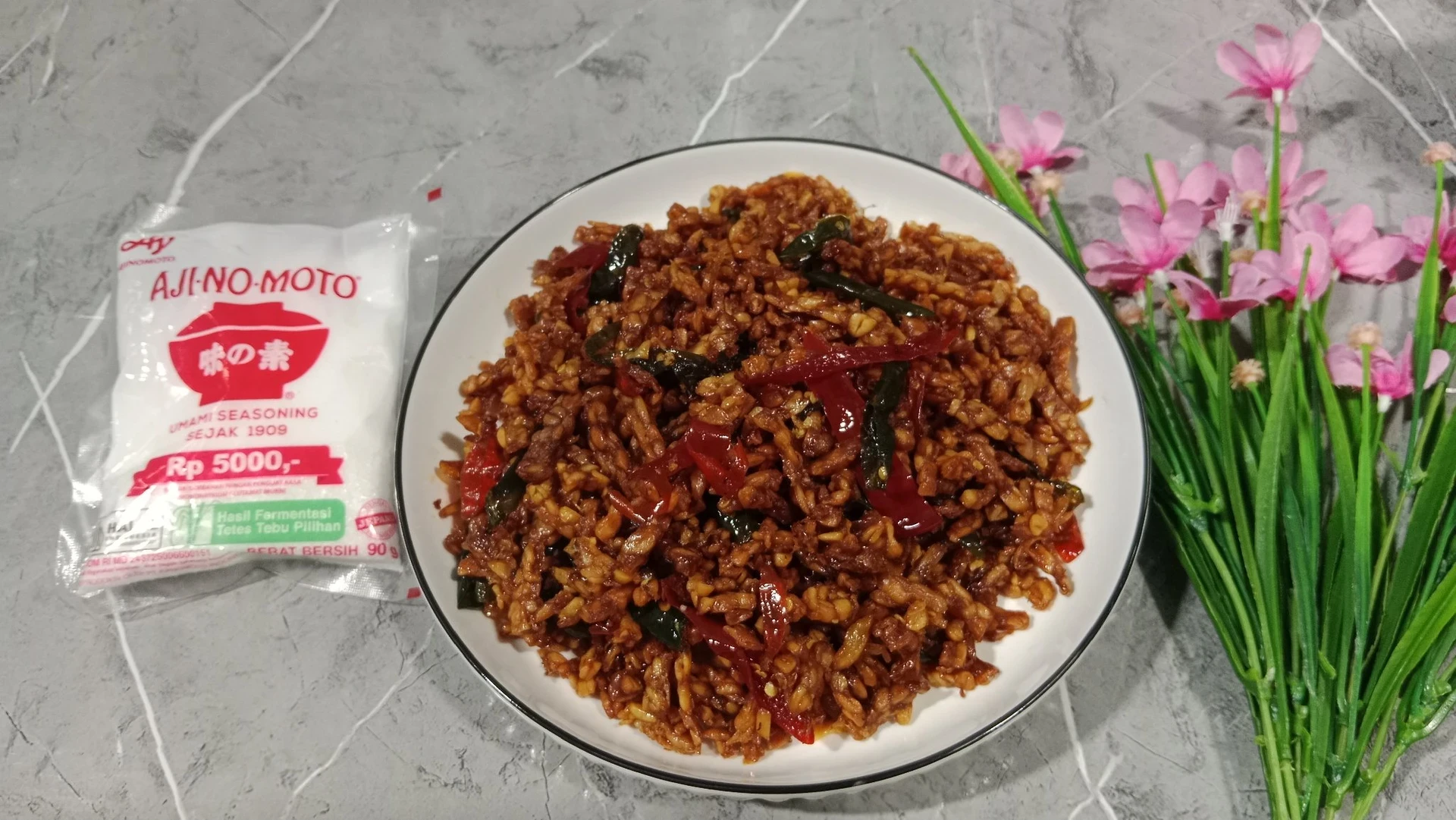 kering tempe pedas