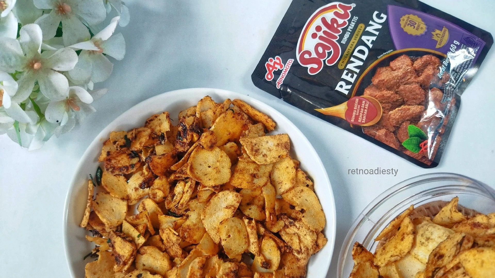Keripik Basreng Bumbu Rendang #SajianLebaranKu
