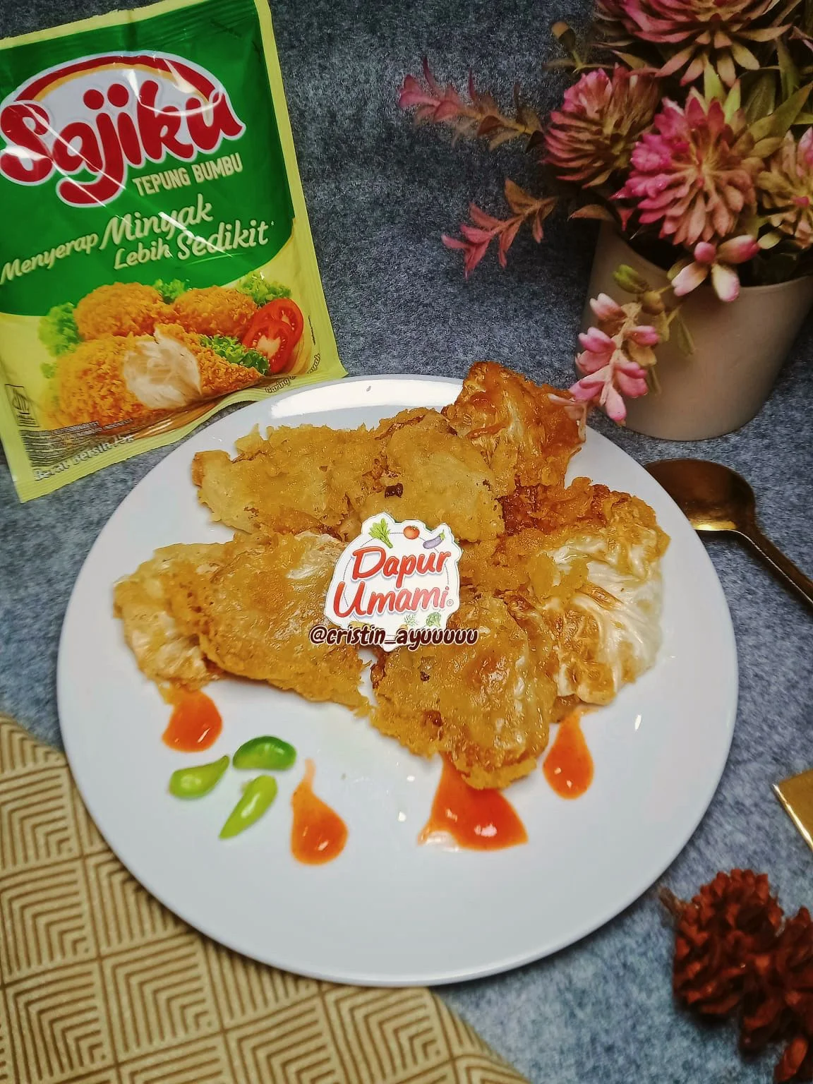 Keripik bunga kol ala sajiku