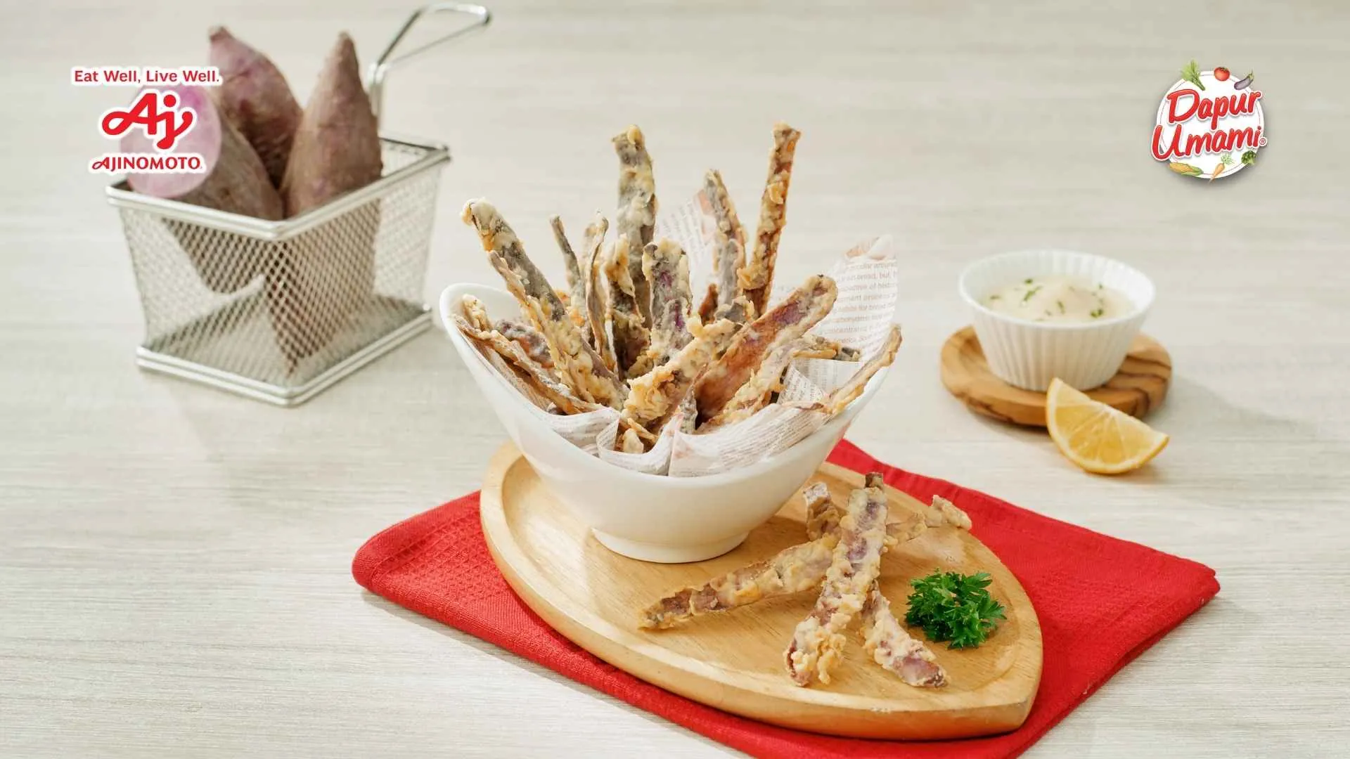 Keripik Kulit Ubi ala AJI-NO-MOTO®