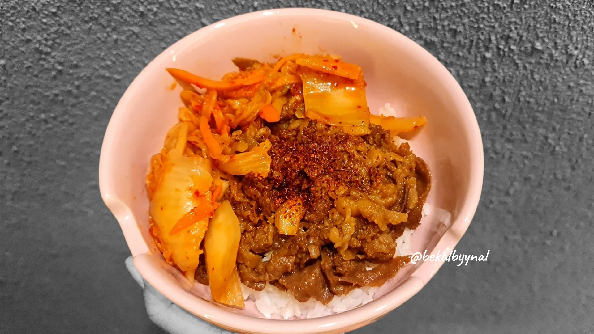Kimchi Teriyaki Don