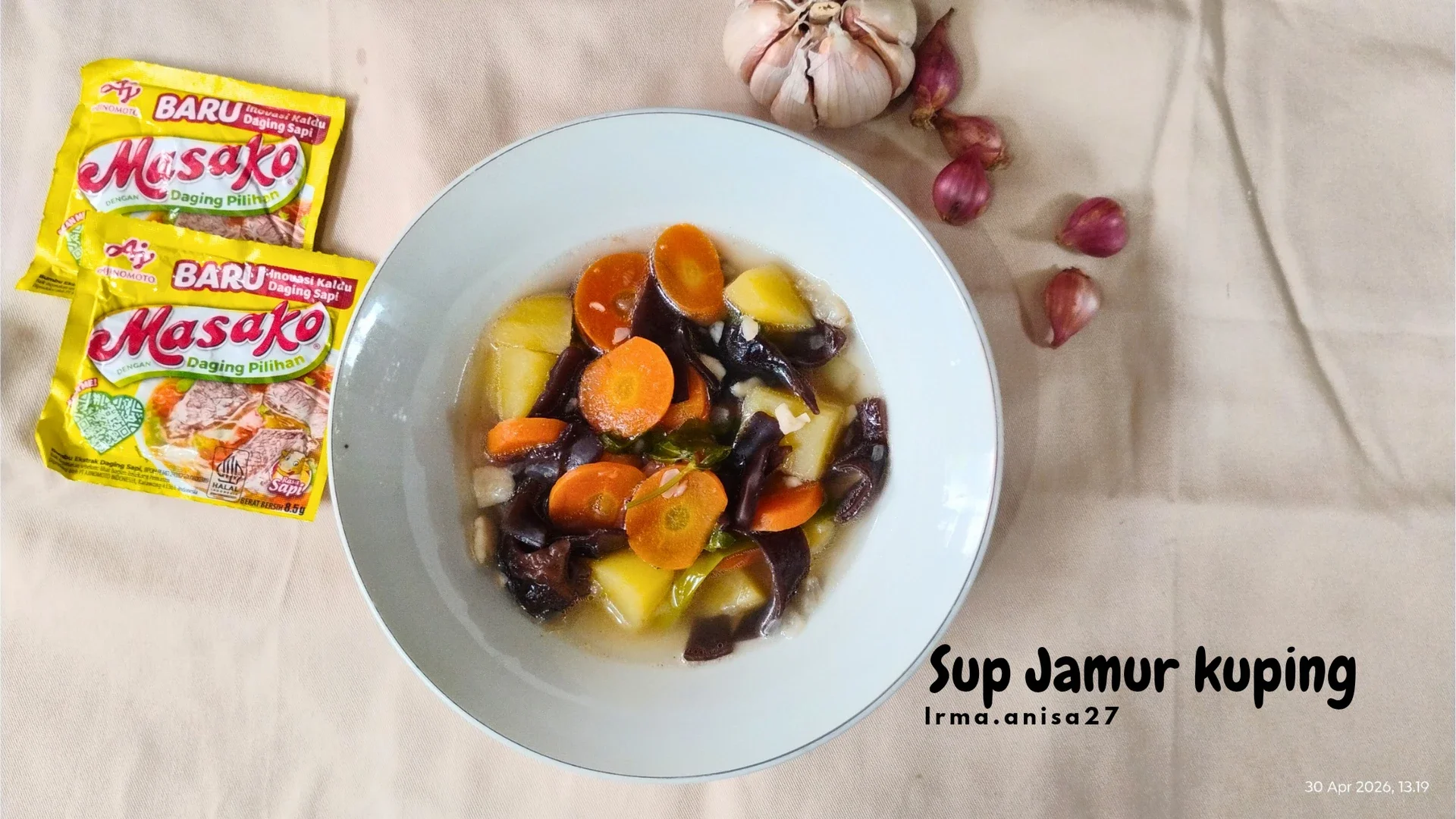 Sup Jamur Kuping #KreasiSerbaJamur 