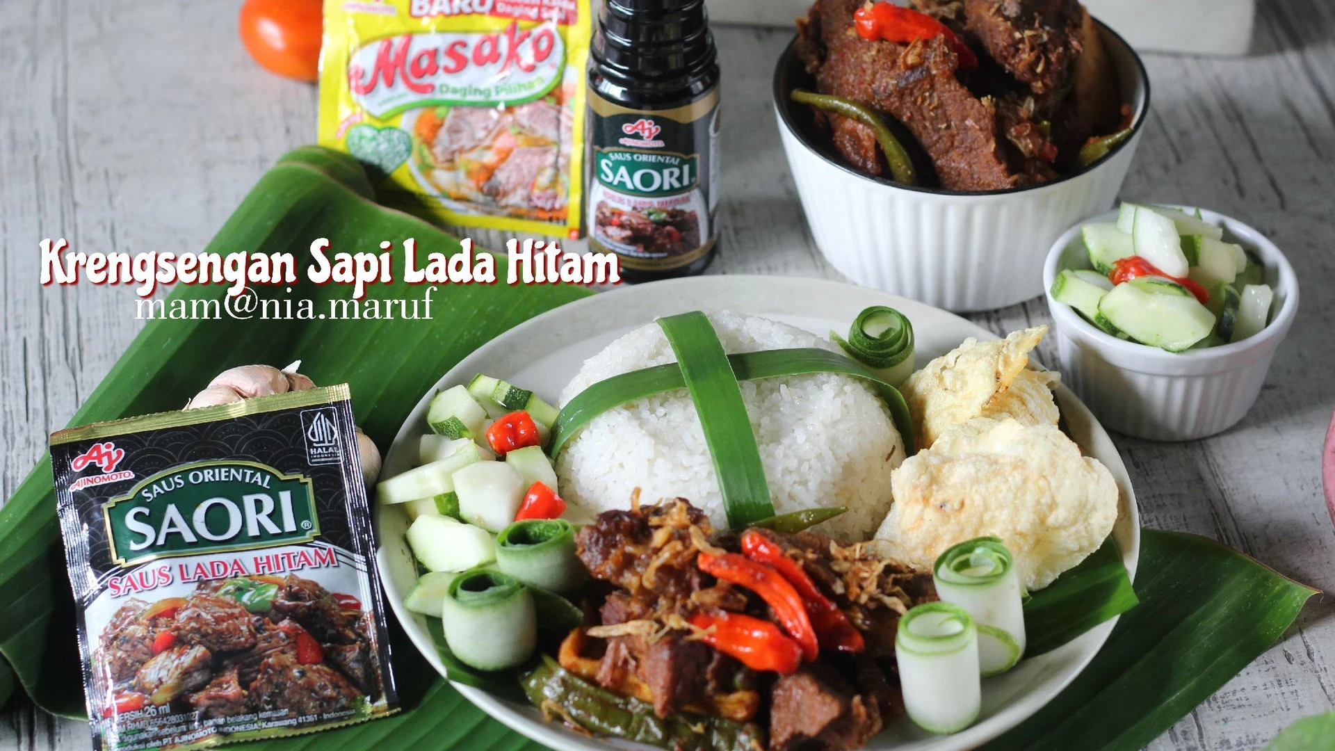 Krengsengan Sapi Lada Hitam #SejutaRasaLezatSaori