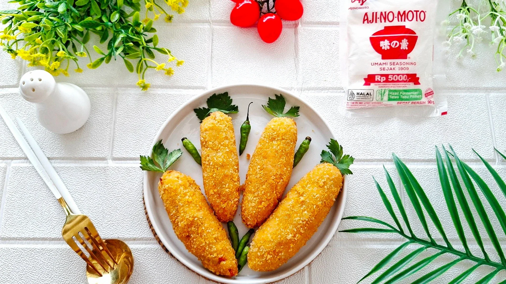 Kroket Wortel Ayam Keju ala Ajinomoto
