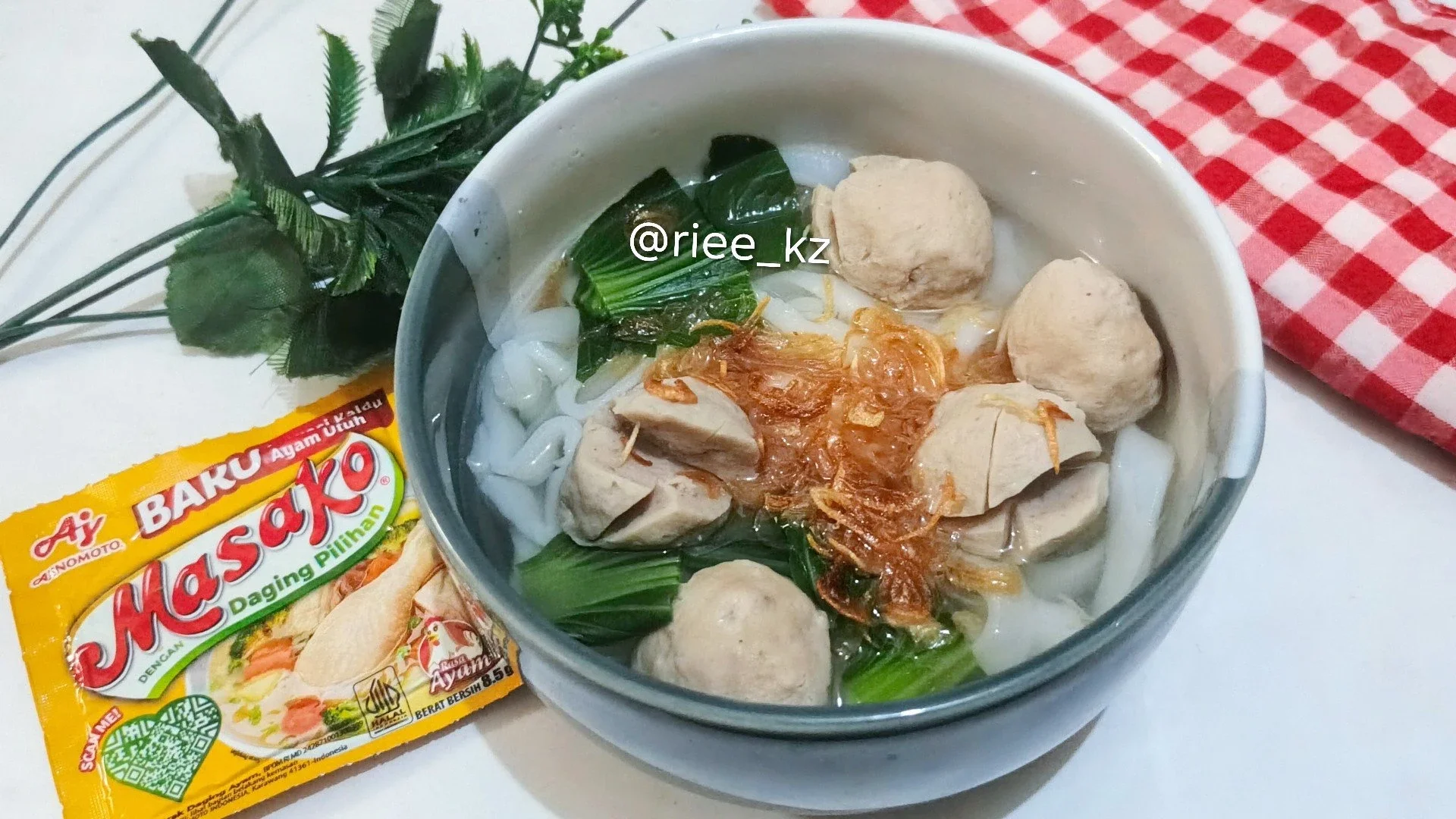 Kuah bakso ala masako