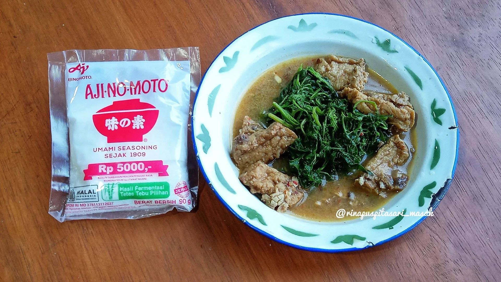 Kuluban Kenikir Sambal Tumpang Sisirihan Tahu ala AJI-NO-MOTO®