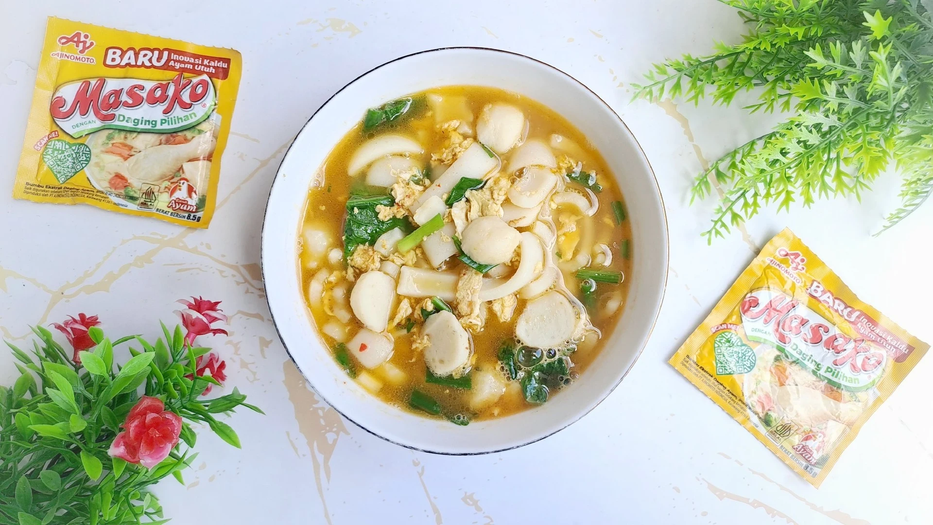 Kwetiau Bakso Ikan Kuah