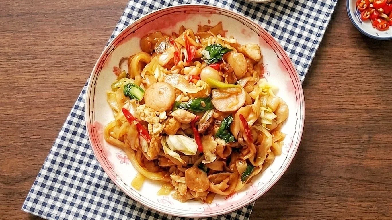 Kwetiau Goreng Bakso Ikan
