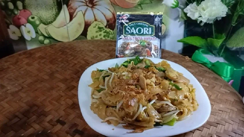 Kwetiau Goreng Lada Hitam Ala Saori