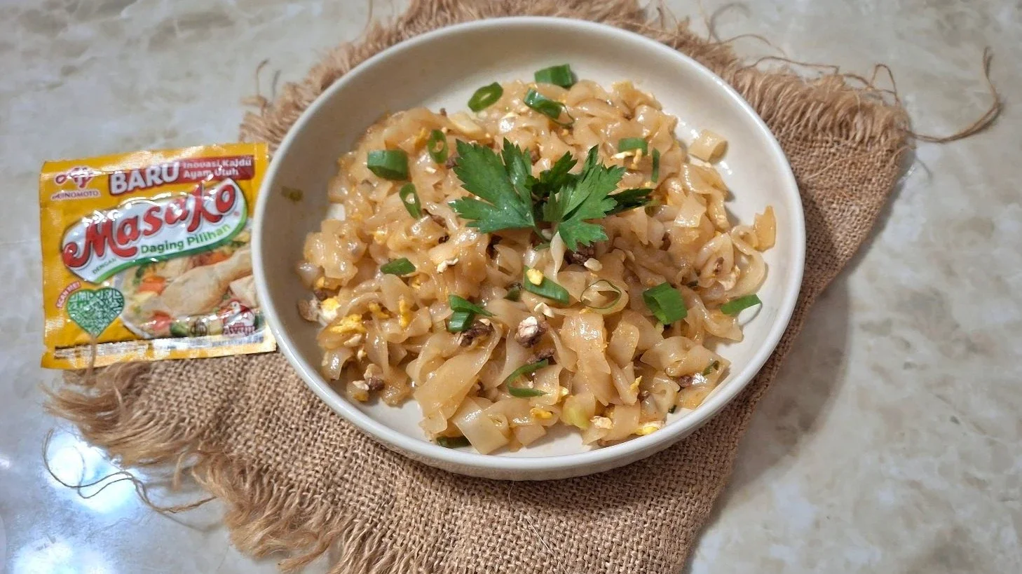 Kwetiau Goreng Pedas ala Masako