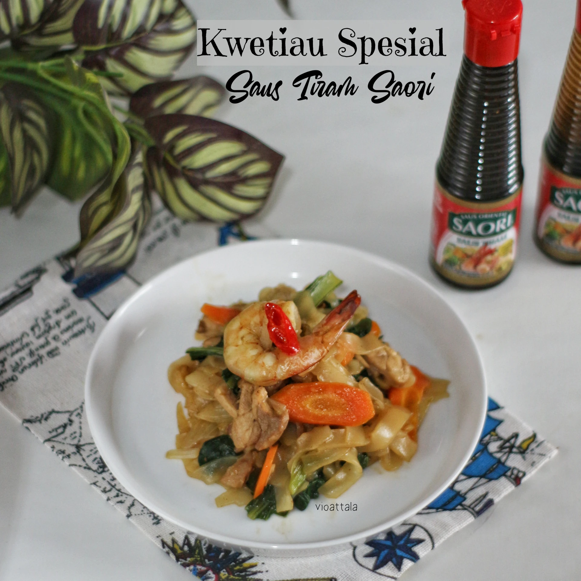 Kwetiau spesial saus saori
