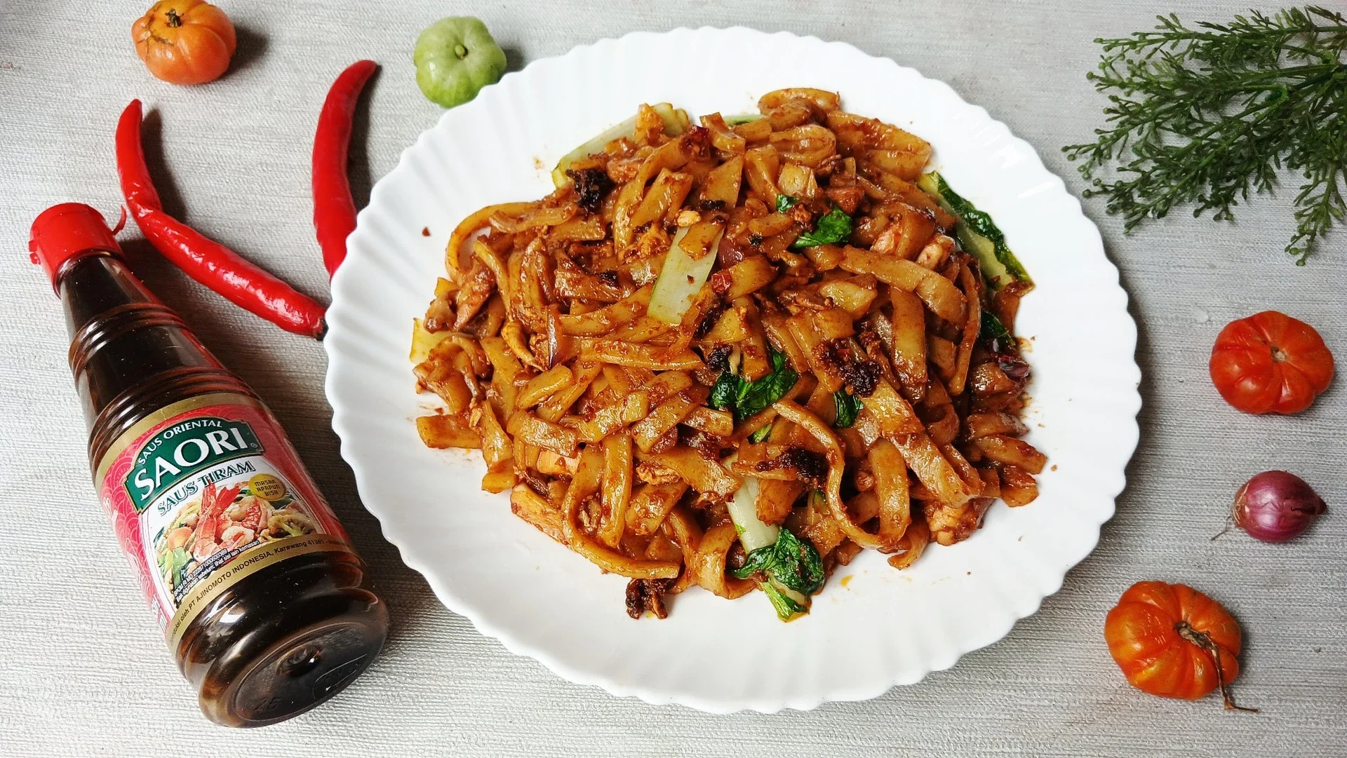 Kwetiaw Goreng Ayam Telur Tiram #MasakanPenuhCinta