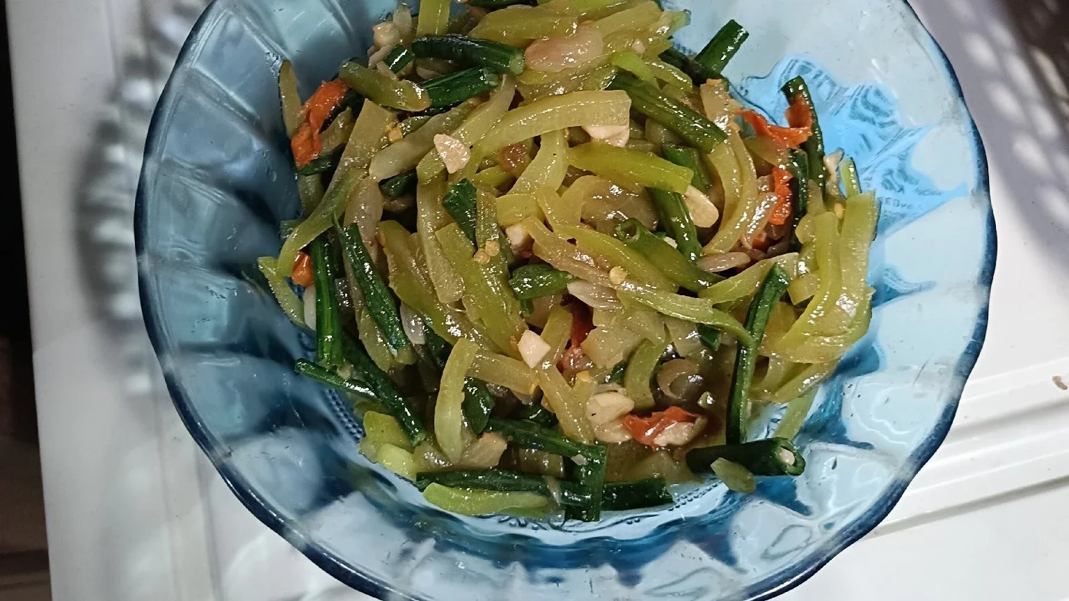Labu Siam kacang panjang 