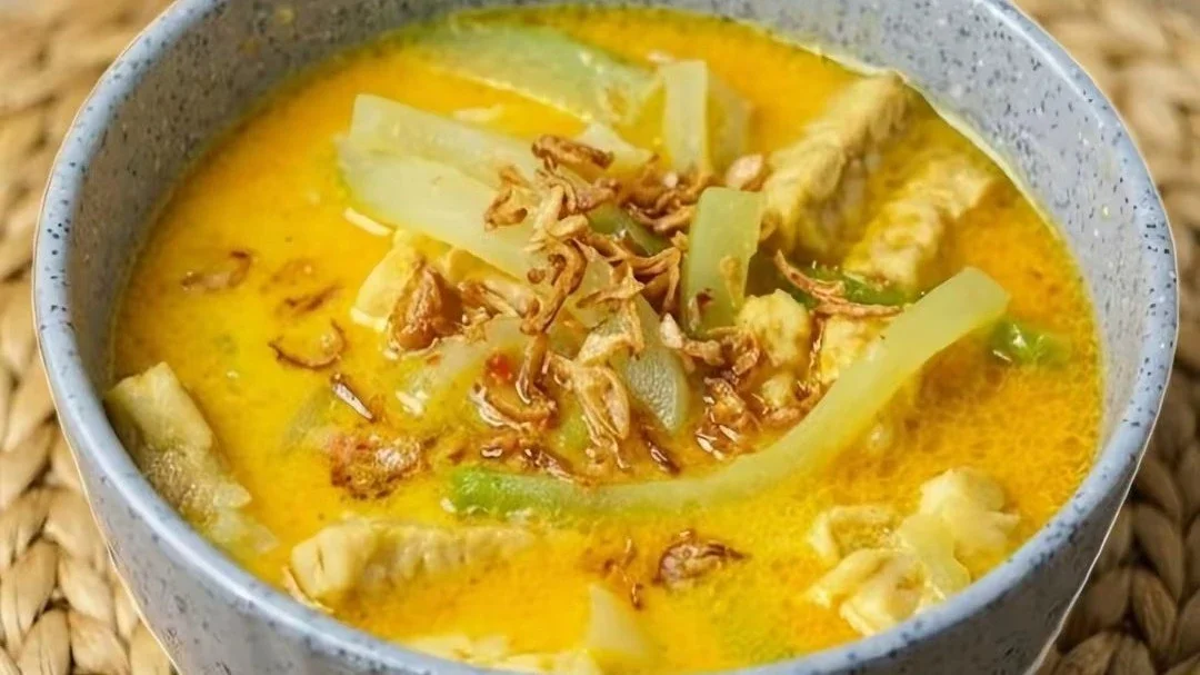 Labu siam tmpe kuah kuning