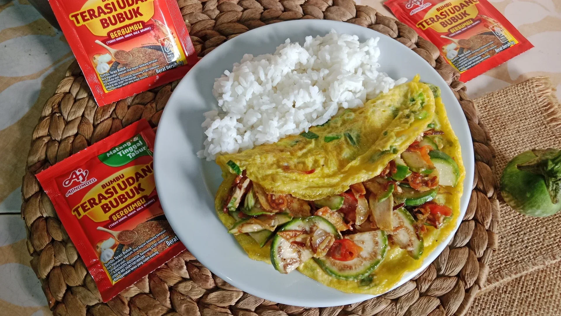 Lalapan 3T ala Ajinomoto ( TerongTeriTerasi) #NikmatTanpaDrama