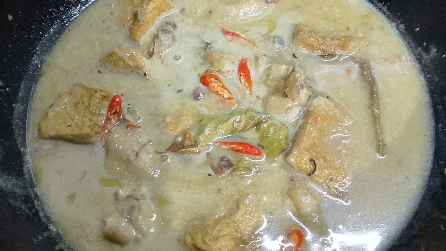Lodeh tahu kulit ala masako