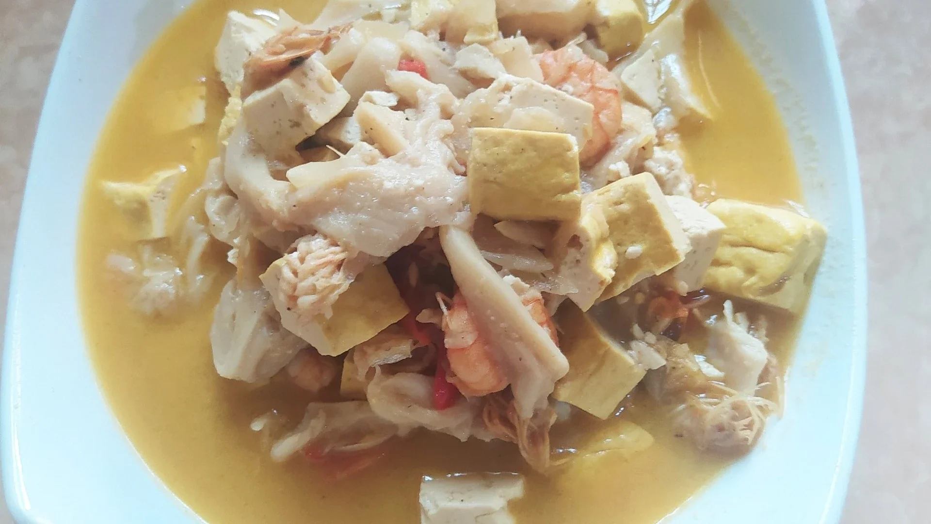 Lodeh Tahu Udang