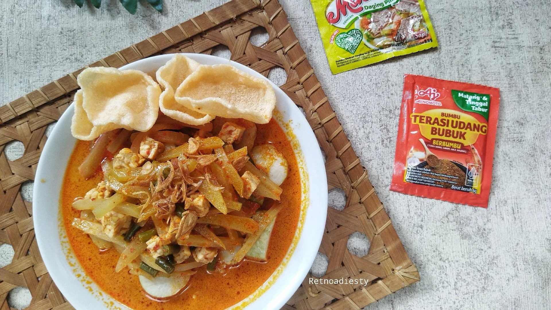 Lontong Sayur Labu Siam 