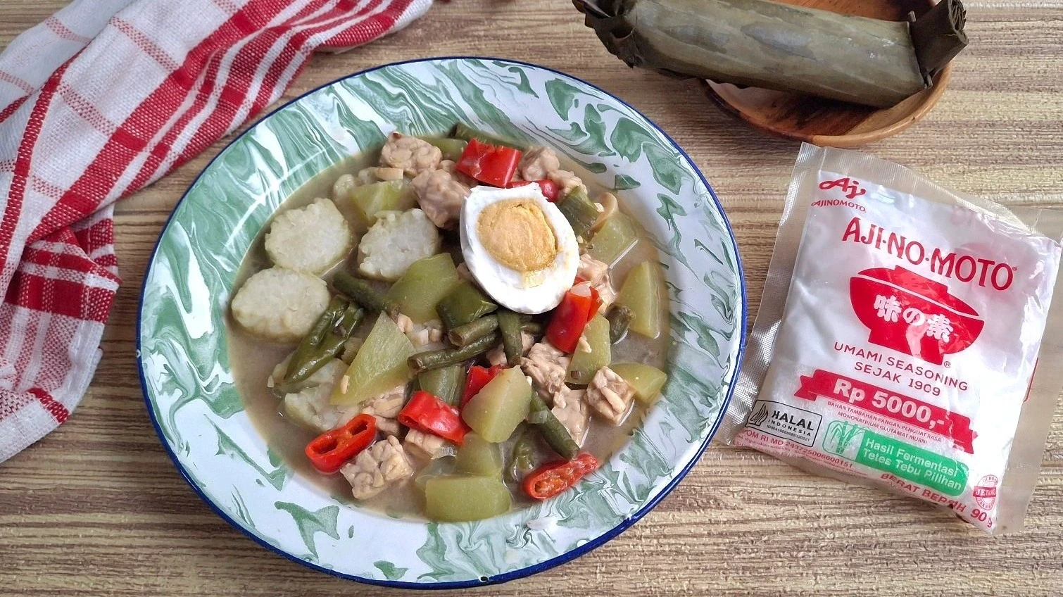 Lontong Sayur Lodeh Tempe