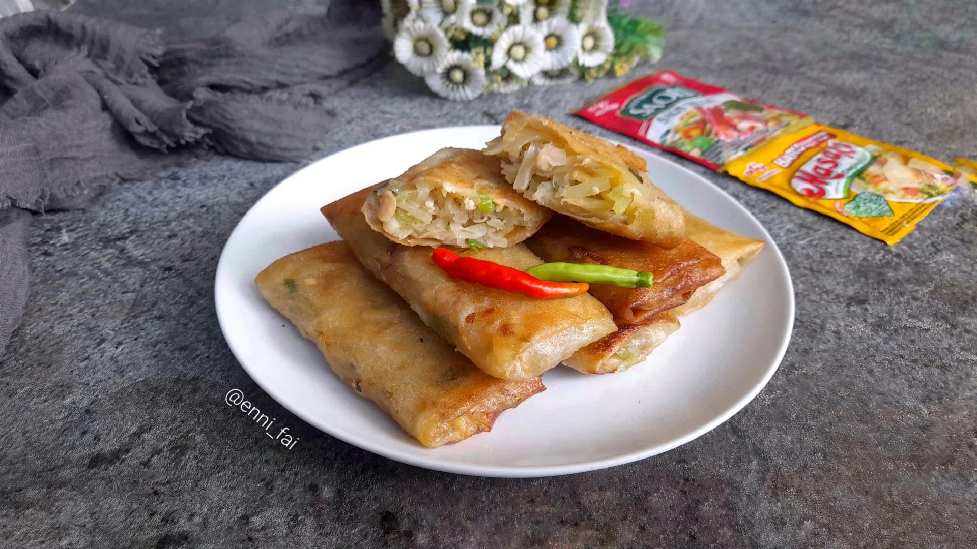Lumpia Ayam Pepaya Muda