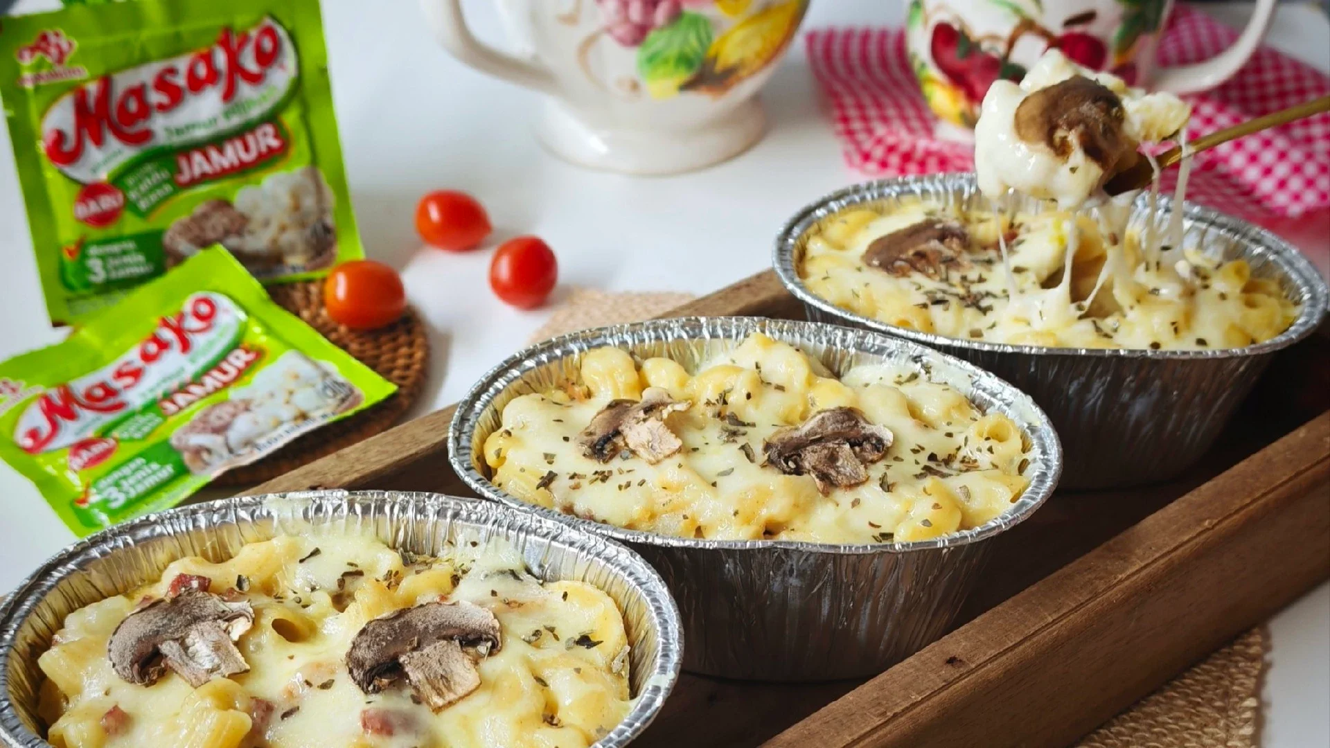 Macaroni Jamur Panggang 