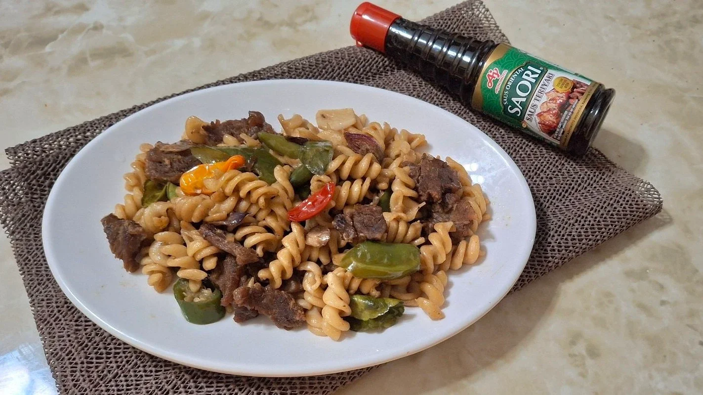 Makaroni Beef Saori Teriyaki