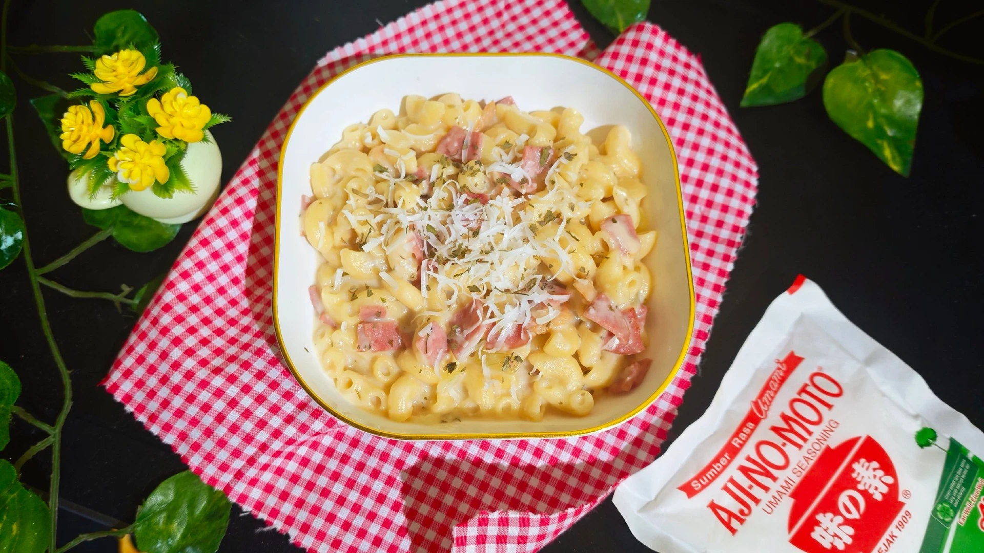 Makaroni Keju ala Ajinomoto 